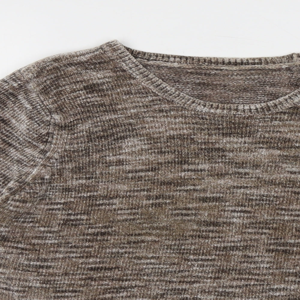 Womens UK Size 12 Marks and Spencer Beige Pullover Jumper