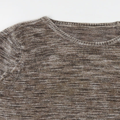 Womens UK Size 12 Marks and Spencer Beige Pullover Jumper