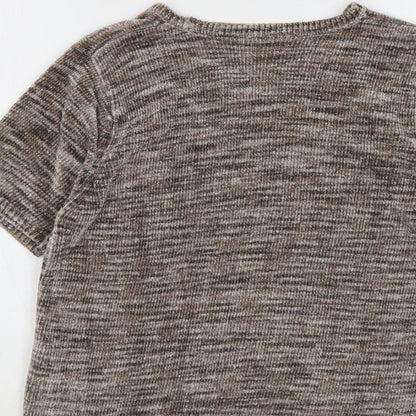 Womens UK Size 12 Marks and Spencer Beige Pullover Jumper