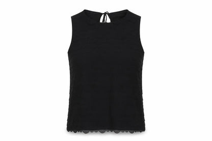 Womens UK Size S Max Studio Black Basic Tank