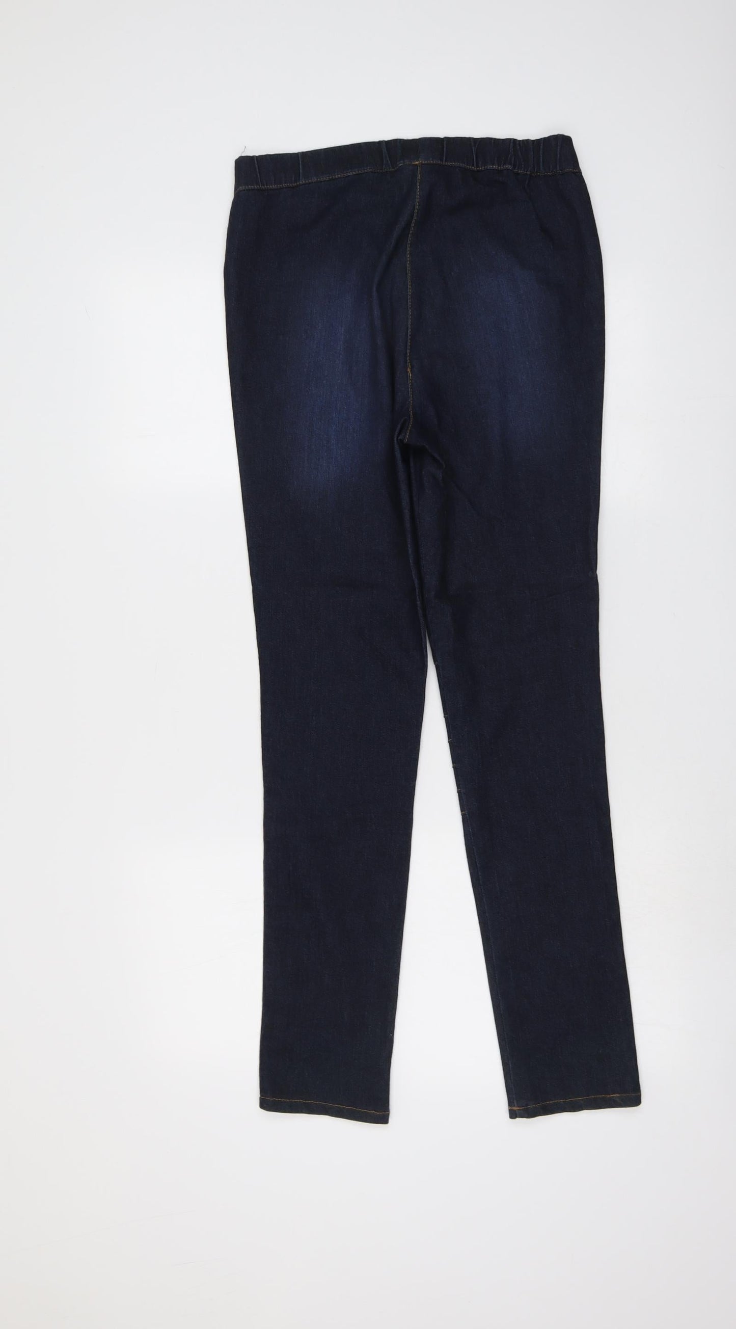 Kaleidoscope Womens Blue Cotton Jegging Jeans Size 10 L29 in Regular