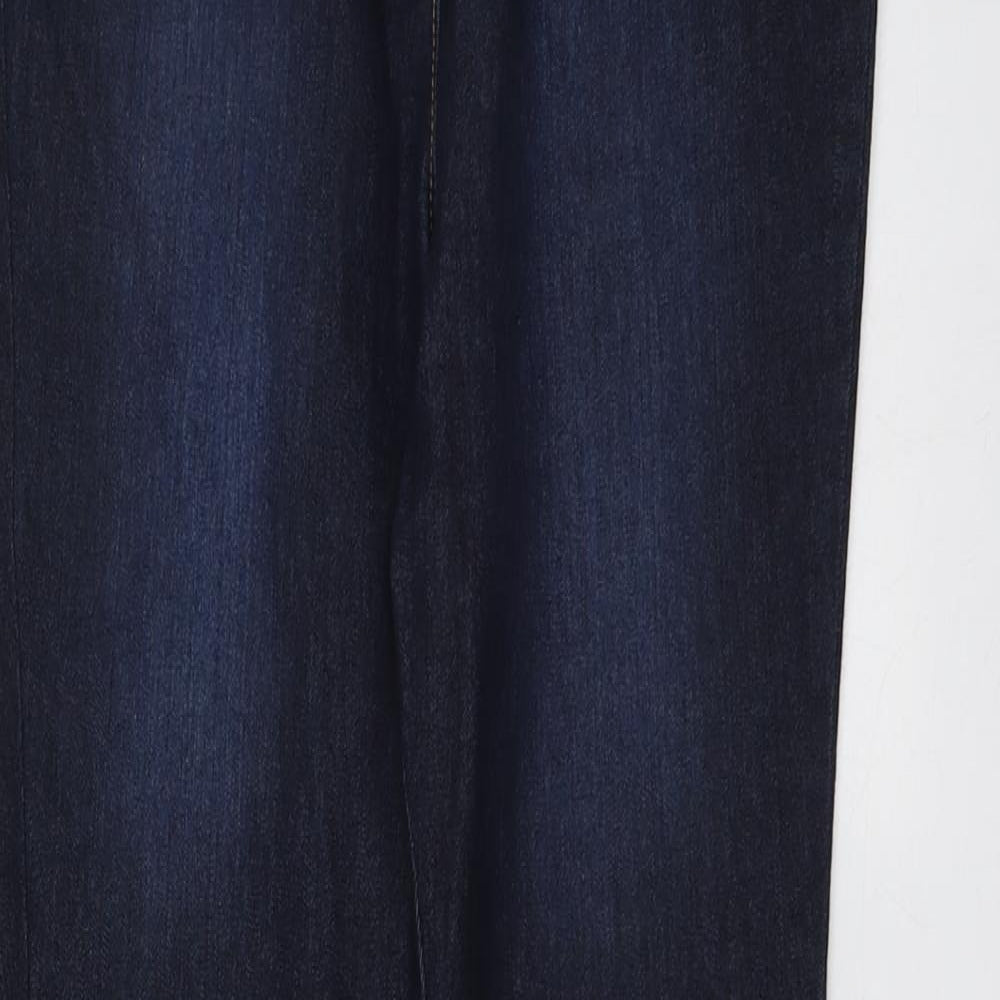 Kaleidoscope Womens Blue Cotton Jegging Jeans Size 10 L29 in Regular