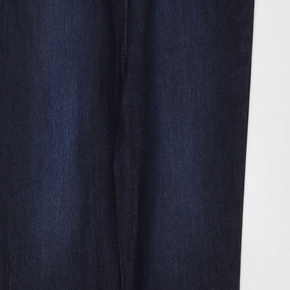 Kaleidoscope Womens Blue Cotton Jegging Jeans Size 10 L29 in Regular