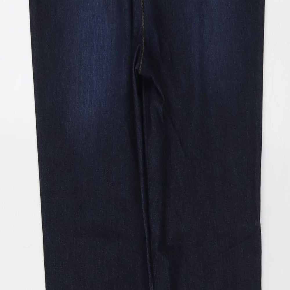 Kaleidoscope Womens Blue Cotton Jegging Jeans Size 10 L29 in Regular