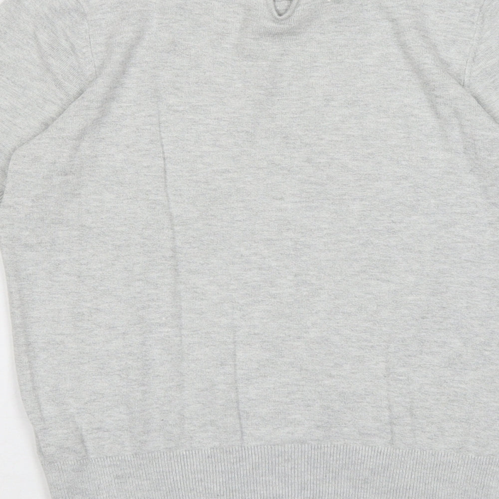 Womens UK Size 8 Dorothy Perkins Grey Pullover Jumper