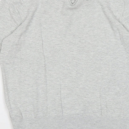 Womens UK Size 8 Dorothy Perkins Grey Pullover Jumper