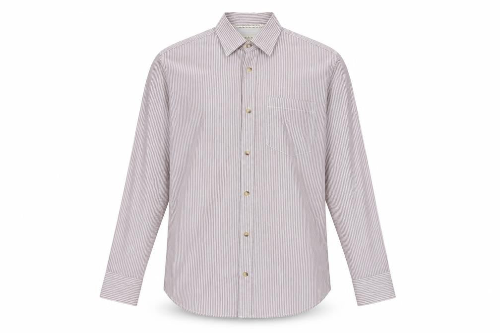 Mens UK Size M Wolsey Pink  Button-Up Long Sleeve Casual Shirt