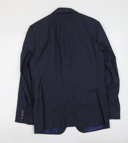 Mens UK Size M Marks and Spencer Regular Blue Suit Jacket