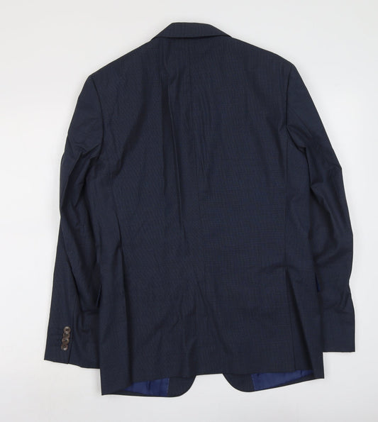 Mens UK Size M Marks and Spencer Regular Blue Suit Jacket