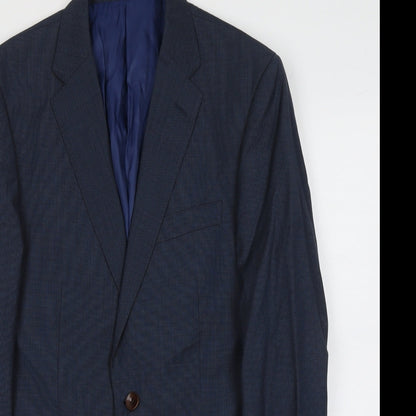Mens UK Size M Marks and Spencer Regular Blue Suit Jacket