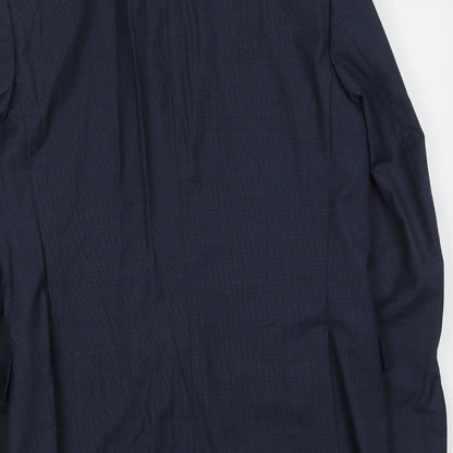 Mens UK Size M Marks and Spencer Regular Blue Suit Jacket