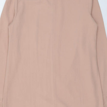 ASOS Womens Pink Polyester Trapeze & Swing Size 12 Round Neck Button