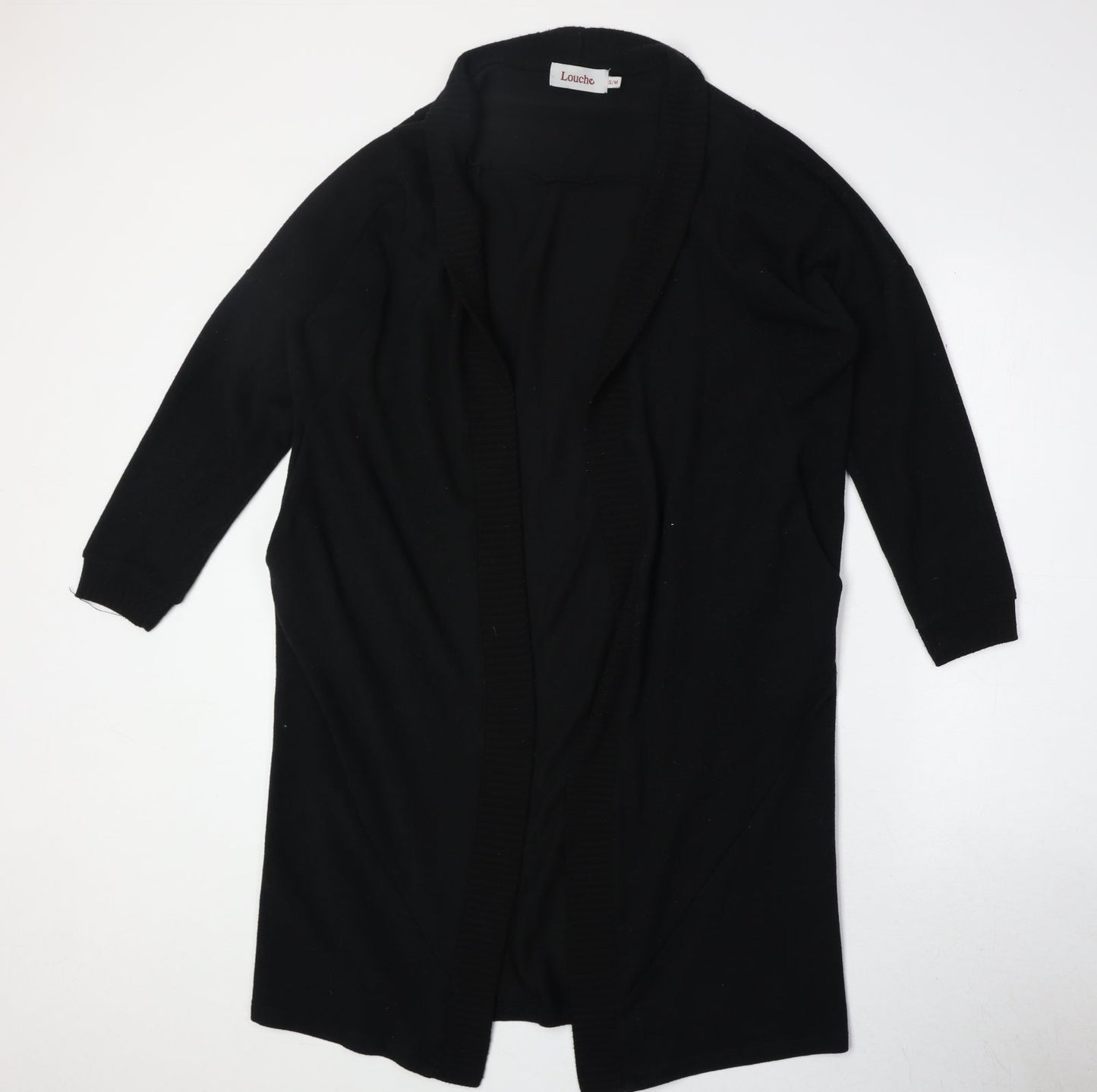 Womens UK Size S Louche Black Cardigan Jumper