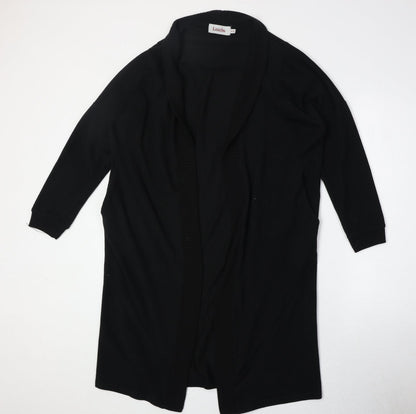 Womens UK Size S Louche Black Cardigan Jumper