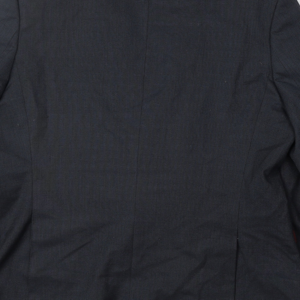 Mens UK Size 42 BHS Regular Blue Suit Jacket