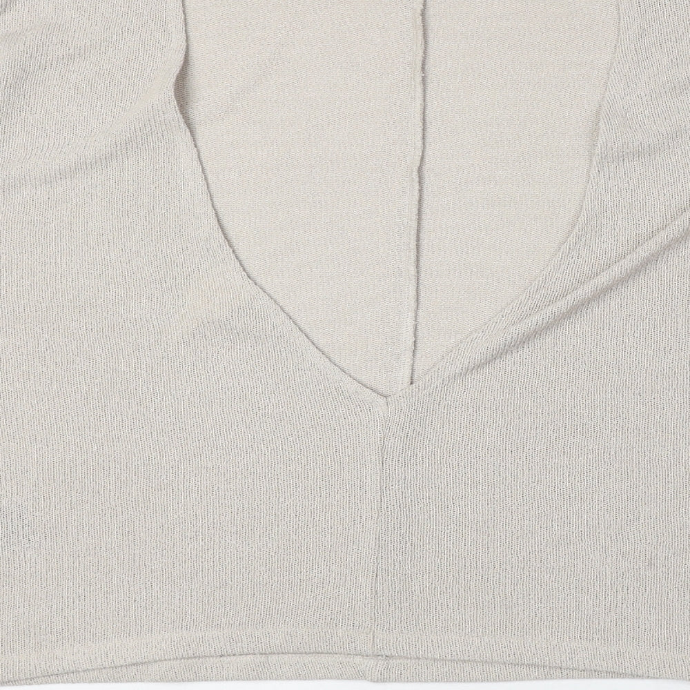 Womens UK Size M H&M Beige Pullover Jumper