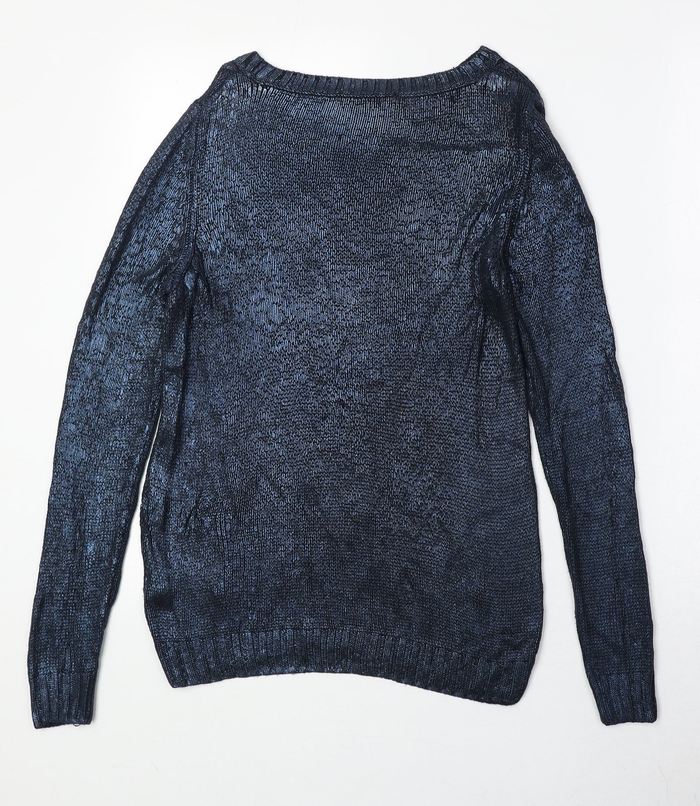 Womens UK Size XS Oasis Blue Pullover Jumper