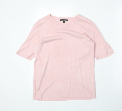 Womens UK Size 10 Bonmarché Pink Pullover Jumper