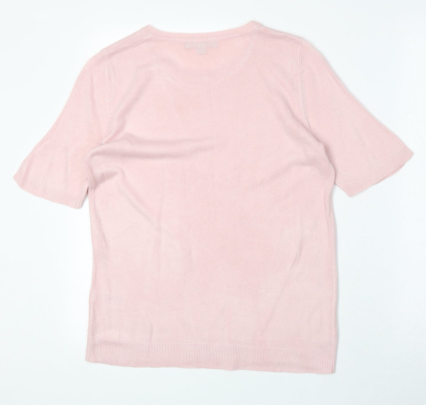 Womens UK Size 10 Bonmarché Pink Pullover Jumper