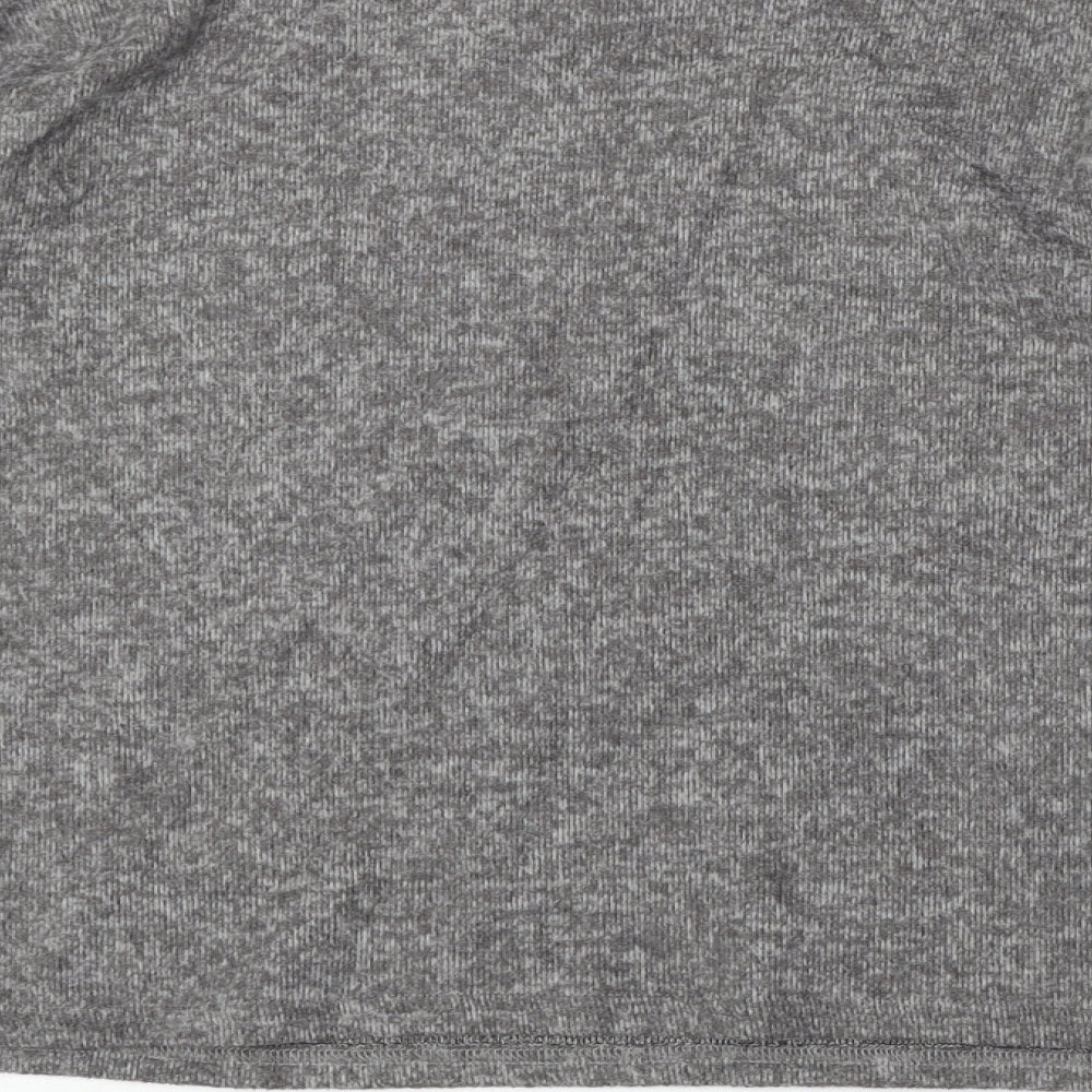 New Look Womens Grey Polyester Pullover Sweatshirt Size M Pullover