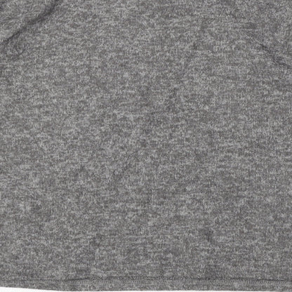 New Look Womens Grey Polyester Pullover Sweatshirt Size M Pullover