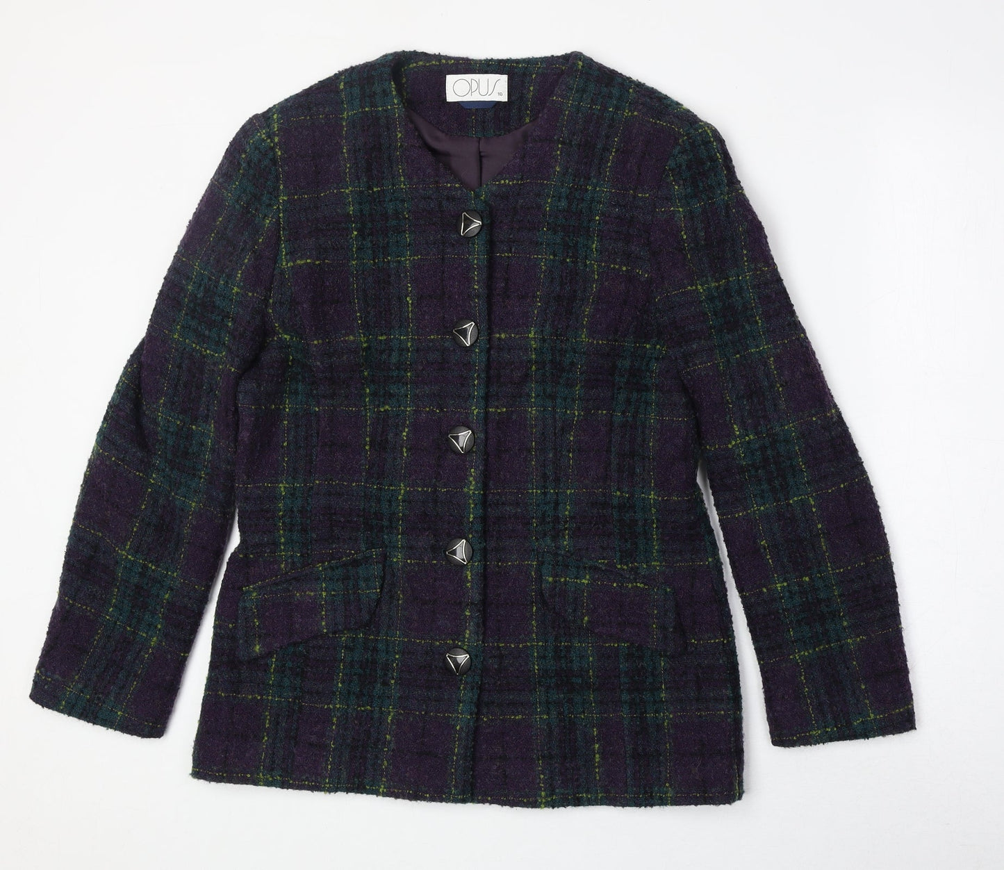 Womens UK Size 10 OPUS Regular Multicoloured Blazer