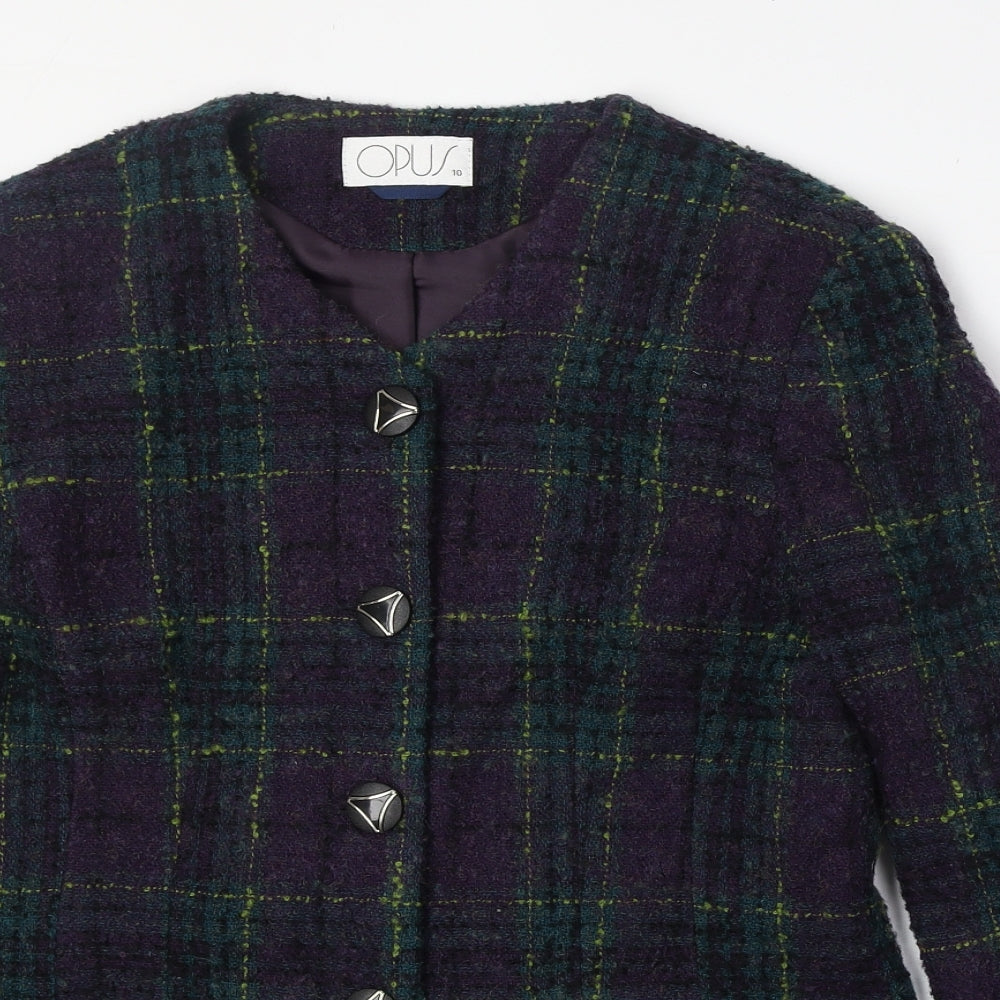 Womens UK Size 10 OPUS Regular Multicoloured Blazer