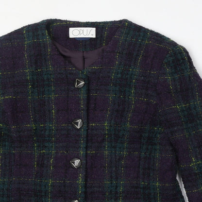 Womens UK Size 10 OPUS Regular Multicoloured Blazer
