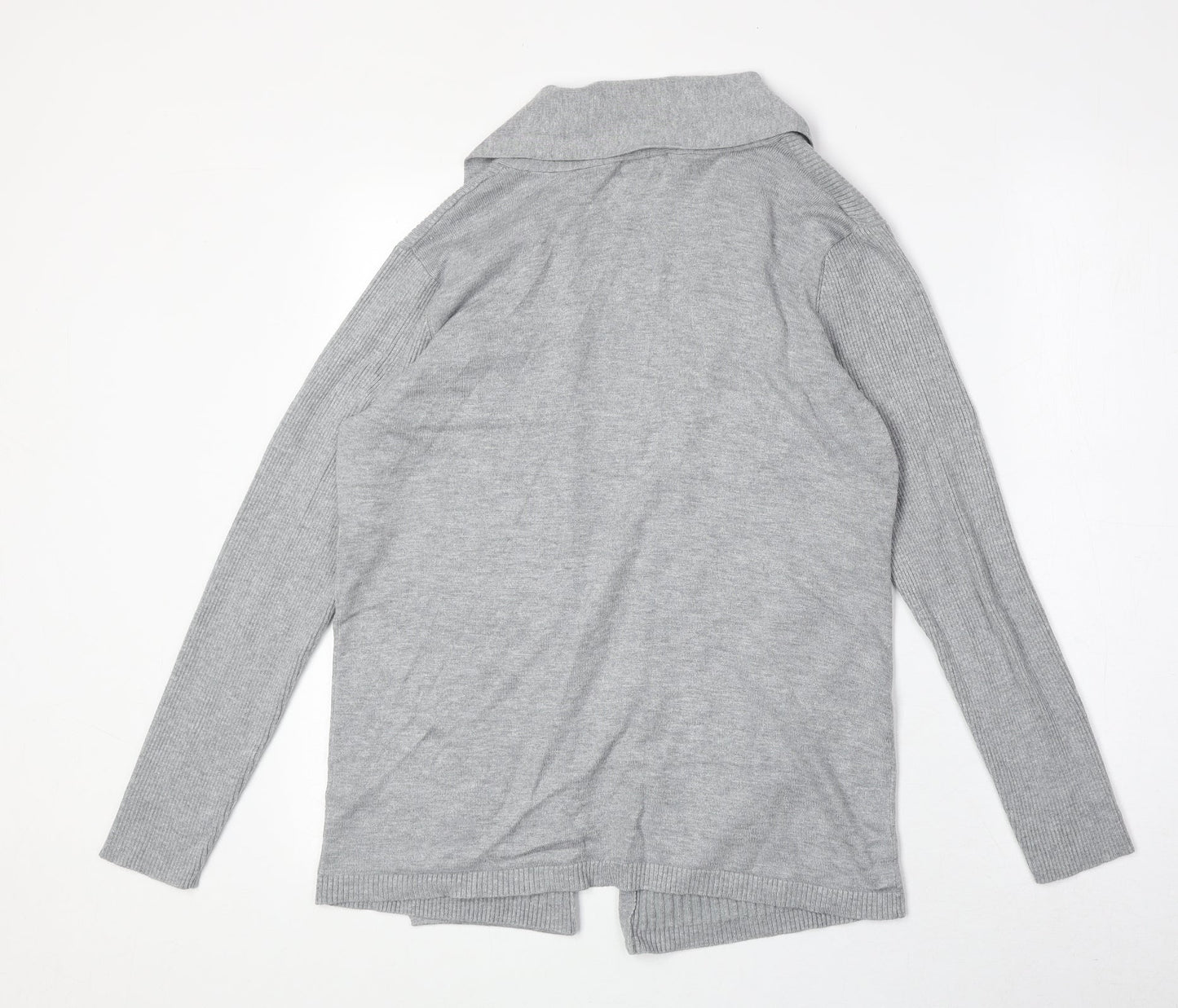 Womens UK Size M Bonmarché Grey Cardigan Jumper