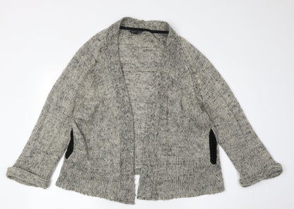 Womens UK Size 12 Topshop Beige Cardigan Jumper