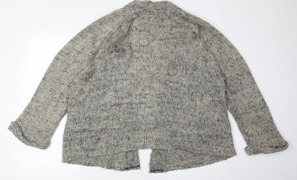 Womens UK Size 12 Topshop Beige Cardigan Jumper