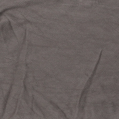 Knit Planet Girls Brown Round Neck 100% Cotton Pullover Jumper Size 9-10 Years Pullover