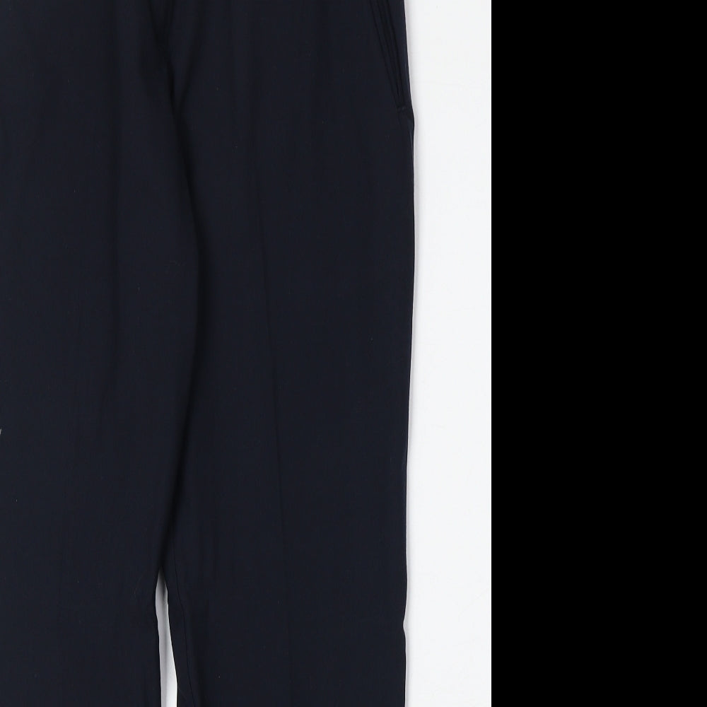 Womens UK Size 10 Marks and Spencer Regular Fit  Blue Trousers