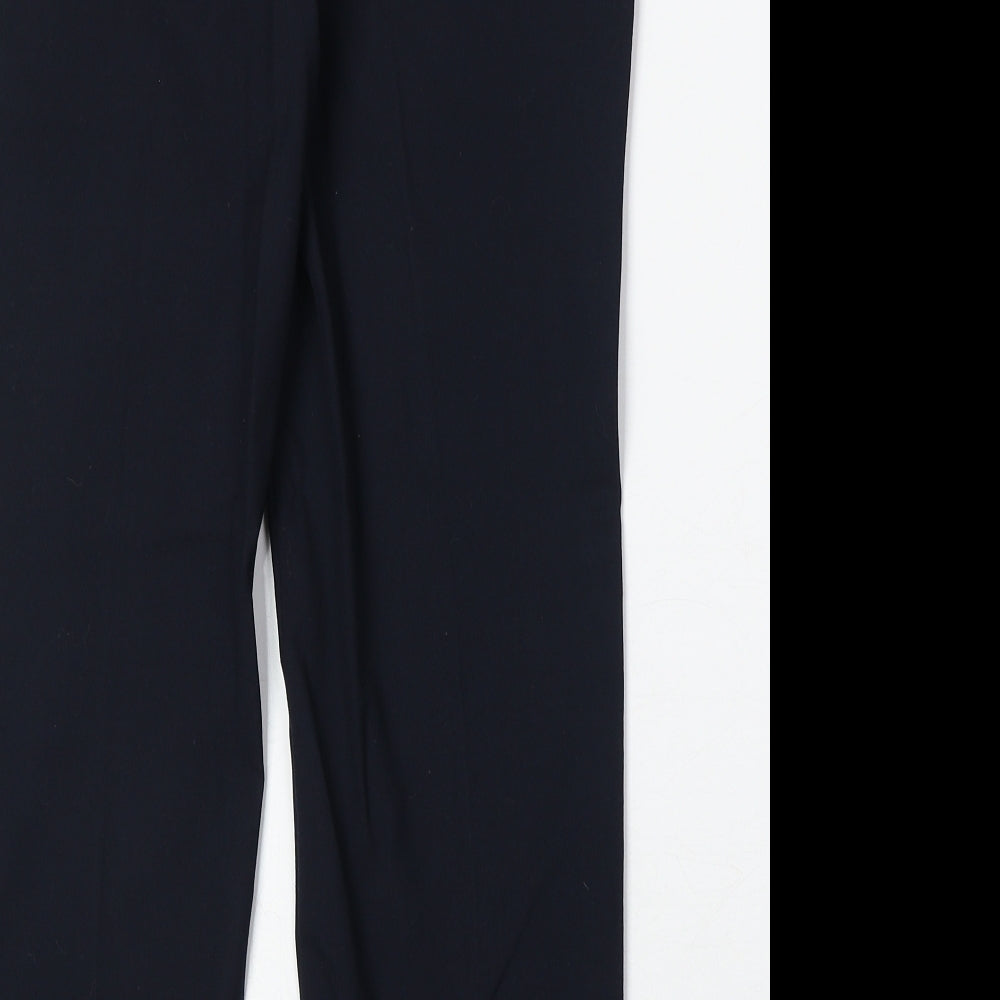 Womens UK Size 10 Marks and Spencer Regular Fit  Blue Trousers