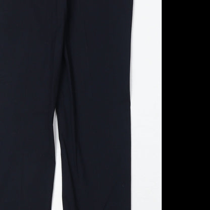 Womens UK Size 10 Marks and Spencer Regular Fit  Blue Trousers