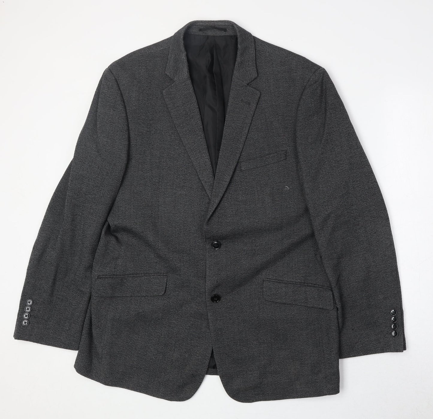 Mens UK Size 44 Charlton Gray Regular Grey Suit Jacket