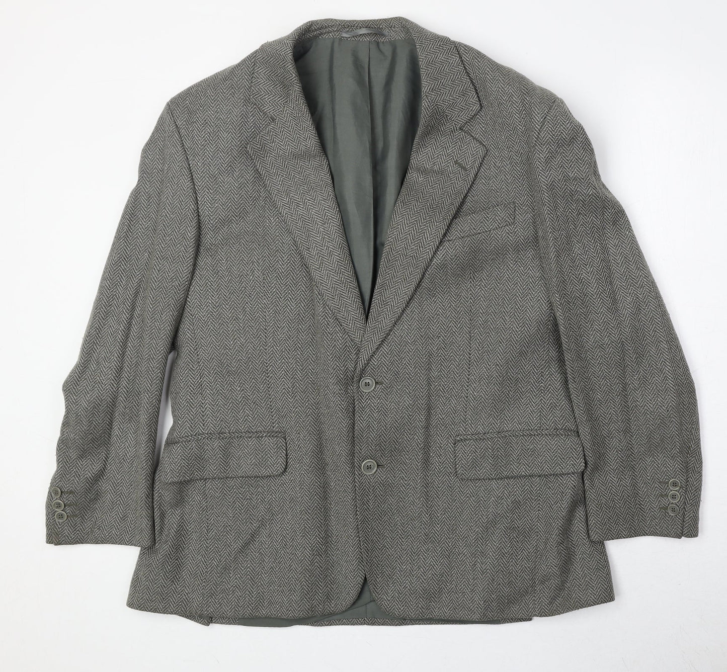 Mens UK Size 42 Greenwood Regular Grey Suit Jacket