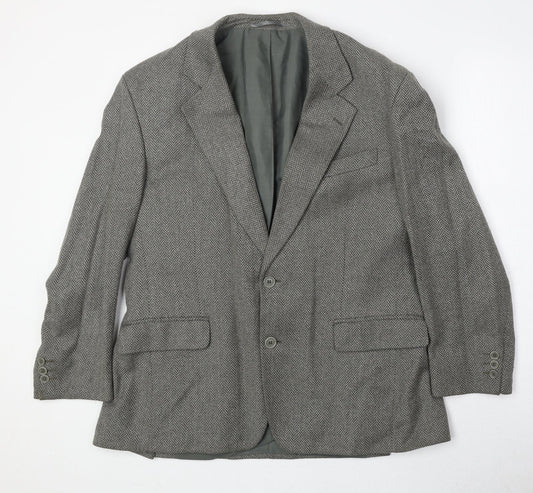 Mens UK Size 42 Greenwood Regular Grey Suit Jacket