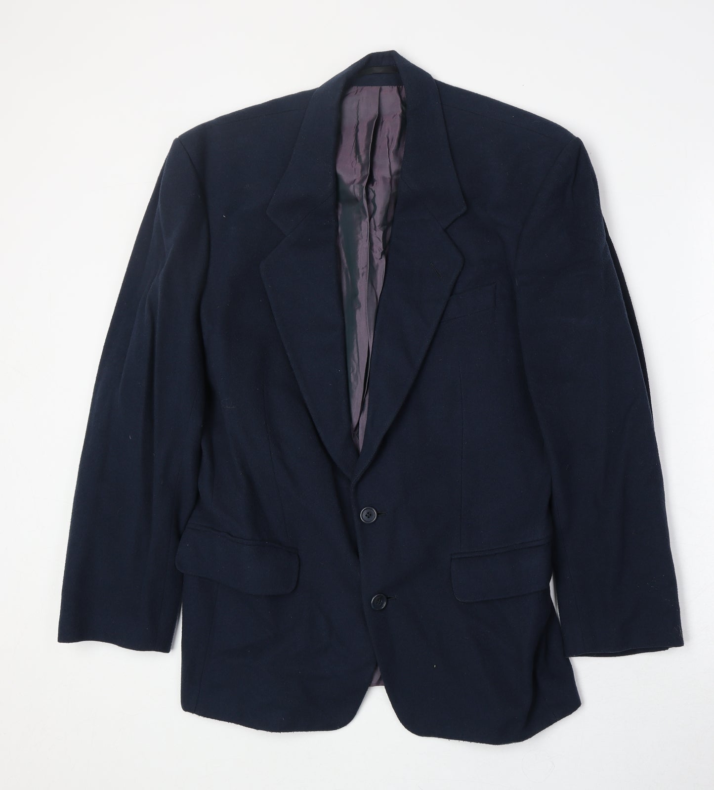 Mens UK Size 36 Marks and Spencer Regular Blue Suit Jacket