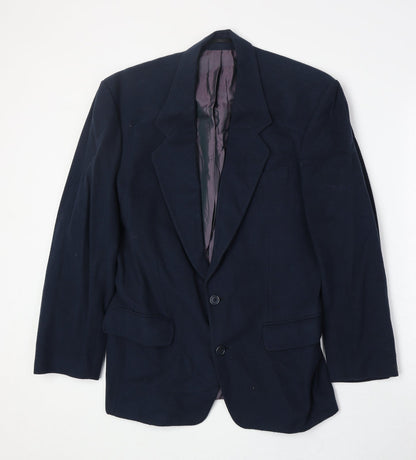 Mens UK Size 36 Marks and Spencer Regular Blue Suit Jacket