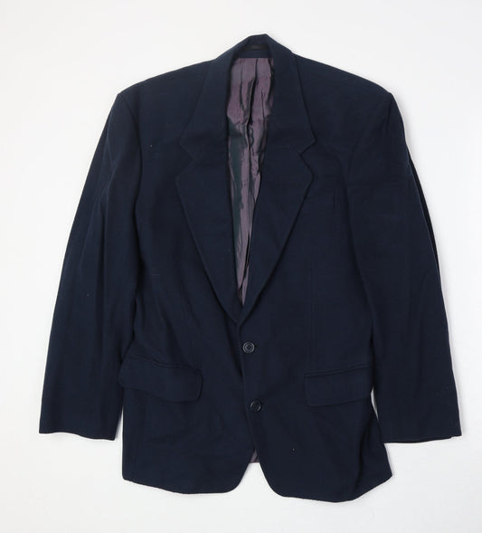 Mens UK Size 36 Marks and Spencer Regular Blue Suit Jacket