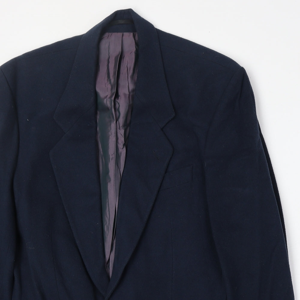 Mens UK Size 36 Marks and Spencer Regular Blue Suit Jacket