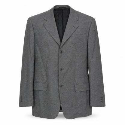 Woolsley Mens Grey Wool Jacket Suit Jacket Size 44 Regular