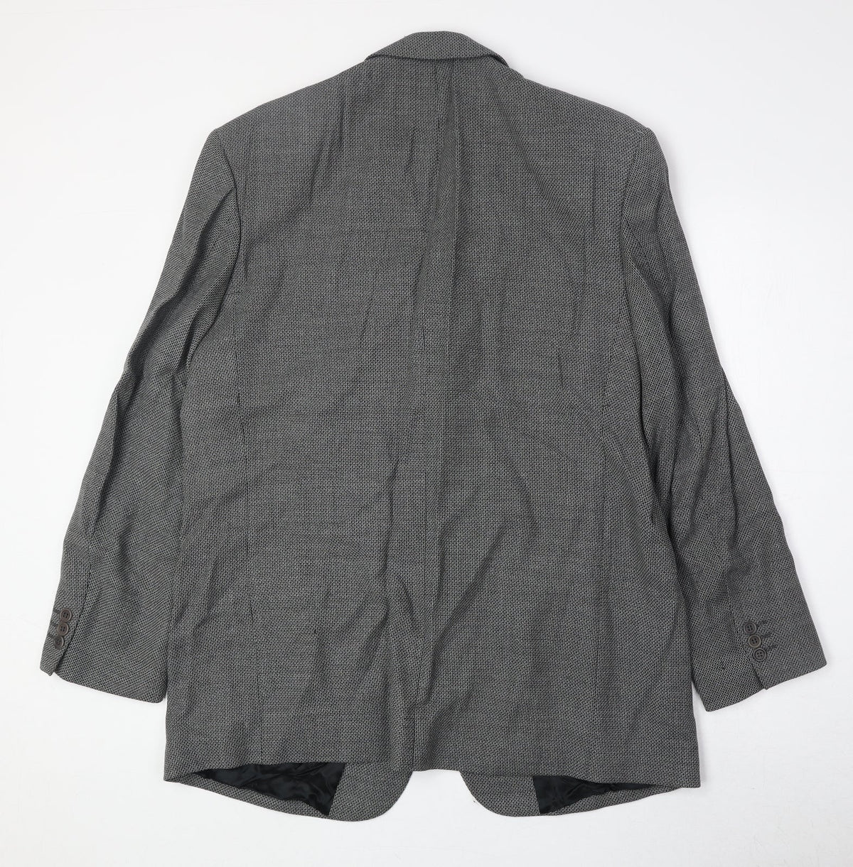 Woolsley Mens Grey Wool Jacket Suit Jacket Size 44 Regular