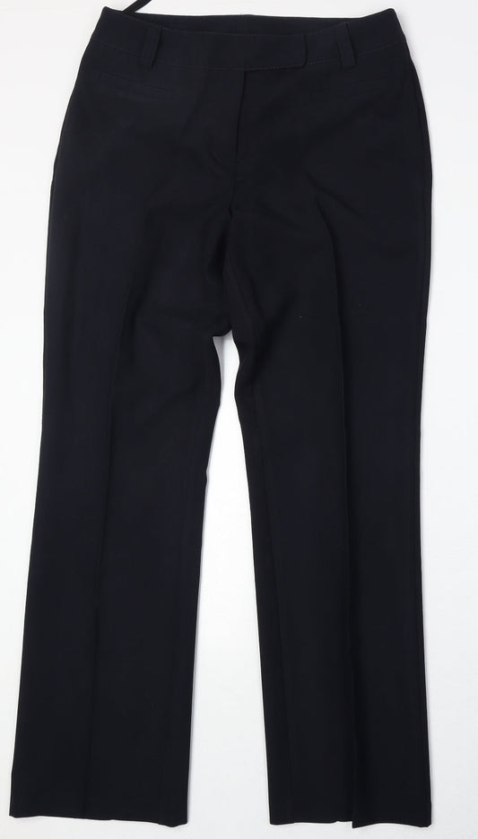 Womens UK Size 12 BHS Regular Fit  Blue Trousers