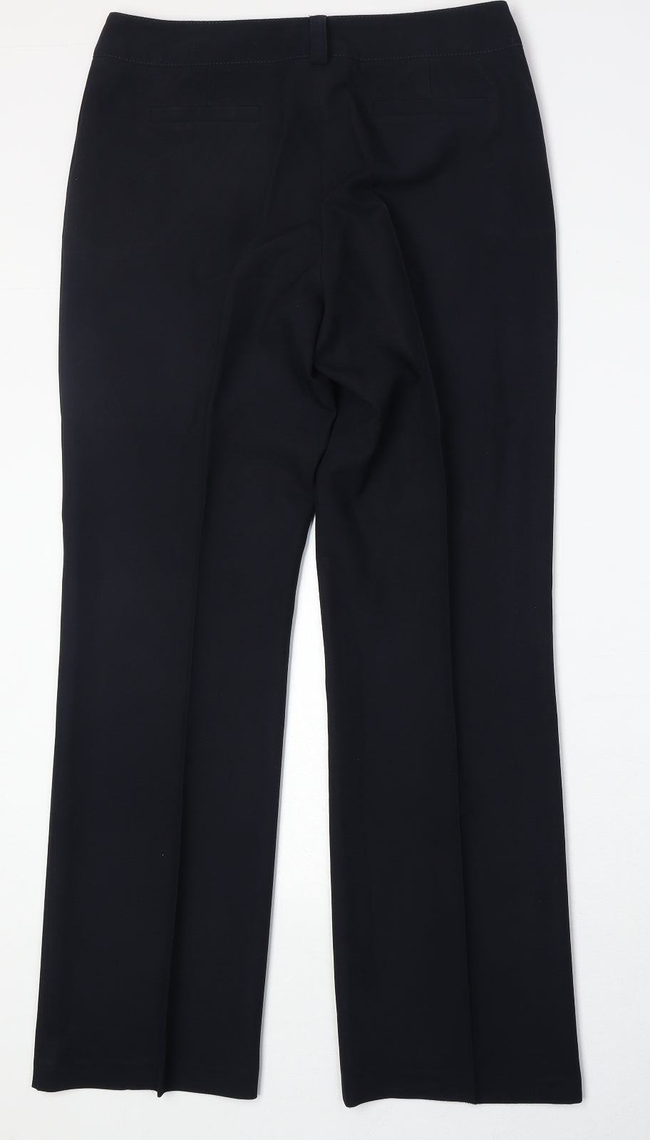 Womens UK Size 12 BHS Regular Fit  Blue Trousers