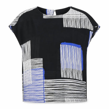 Womens UK Size 8 NEXT Black Basic Blouse