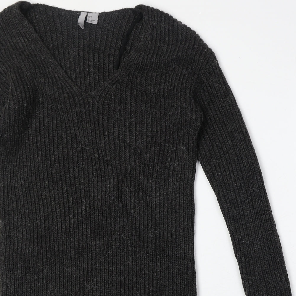 Womens UK Size S Divided by H&M Green Pullover Jumper