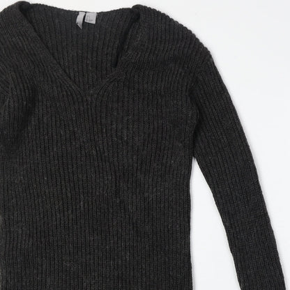 Womens UK Size S Divided by H&M Green Pullover Jumper