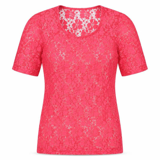 Womens UK Size S PARAMOUR Pink Basic T-Shirt